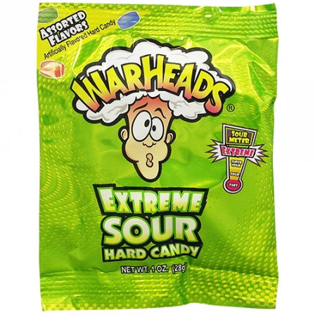 Warheads Extreme Sour Hard Candy (28 g) 