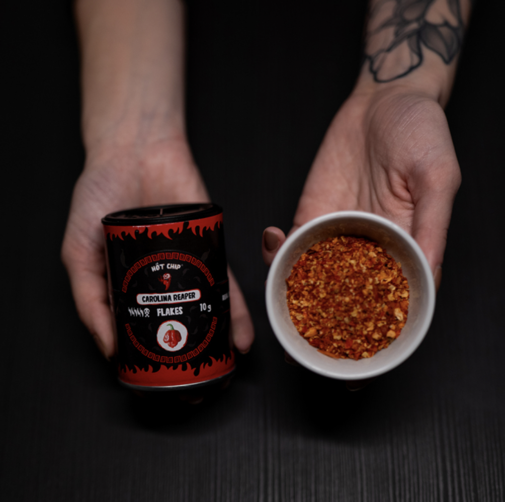 Hot Chip Carolina Reaper Chili Flakes (10 g) - 3
