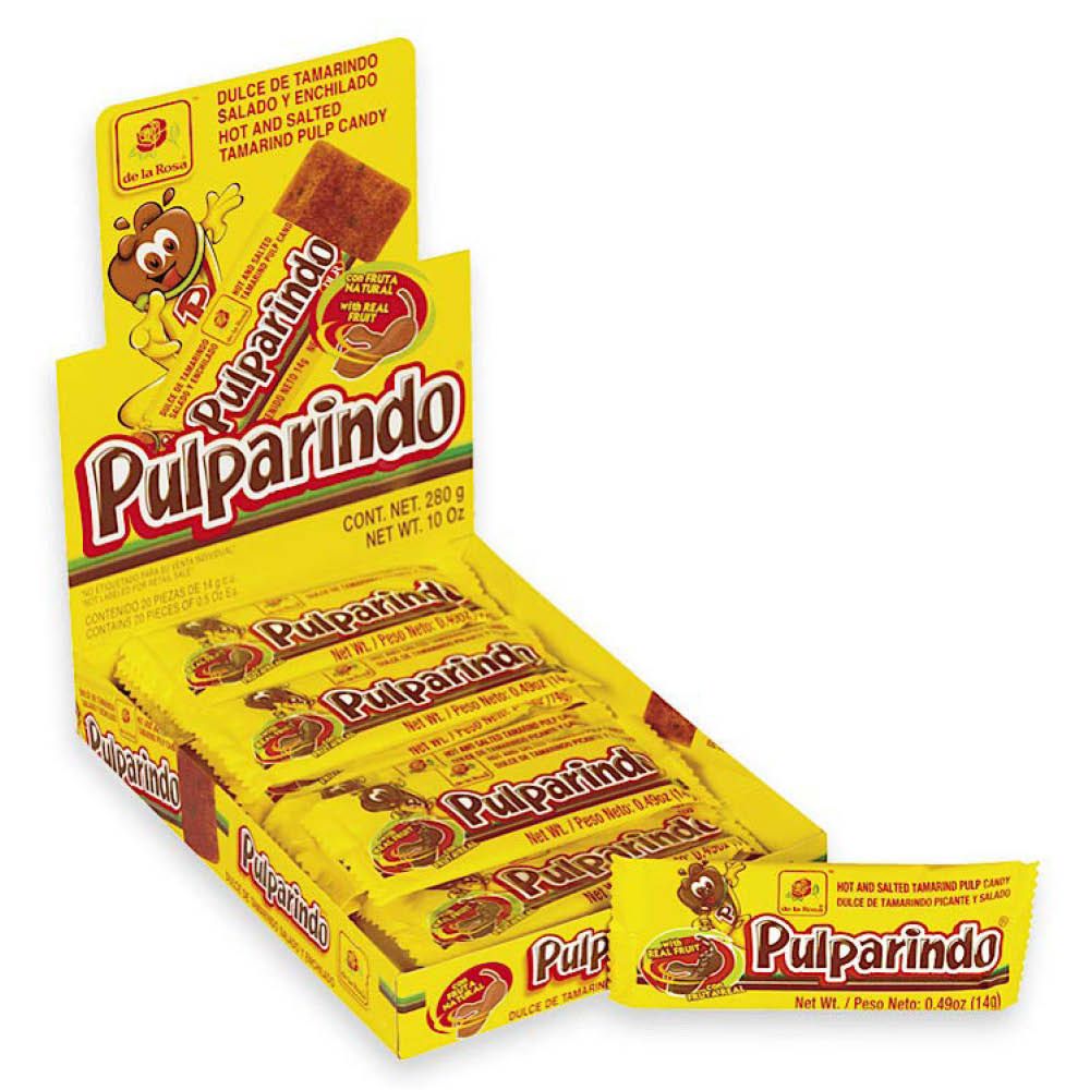 Candy De La Rosa Pulparindo Tamarind Godis 20-pack (280 g) - Tasty 