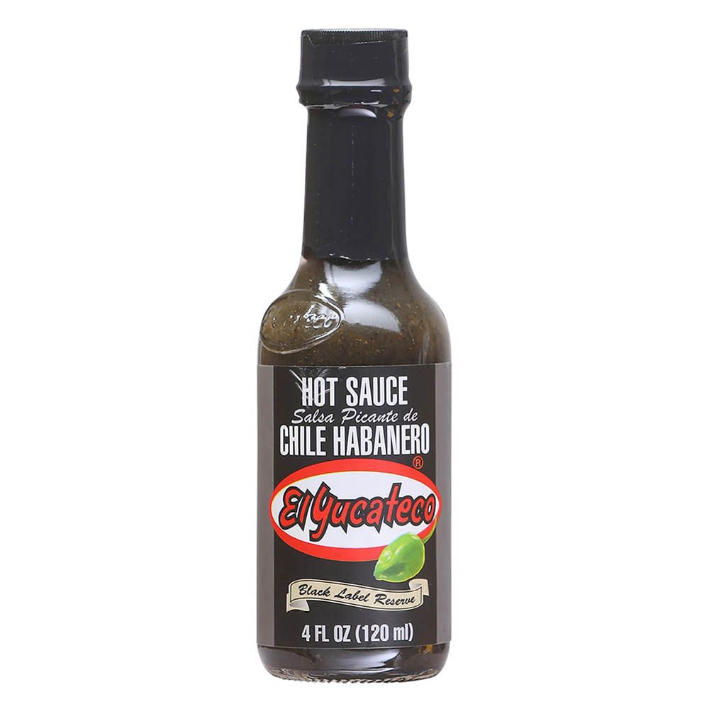 El Yucateco Habanero Sauce "Black Label" Reserve Chile (120 ml) 