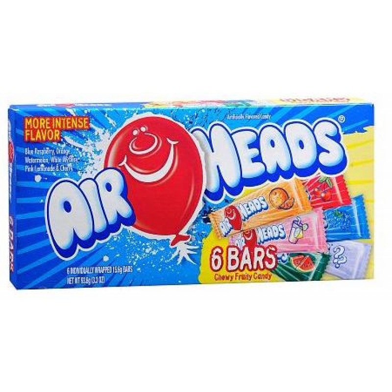 Airheads Theatre Box (94 g) - Tasty America - Amerikansk slik, snacks, mad og soda