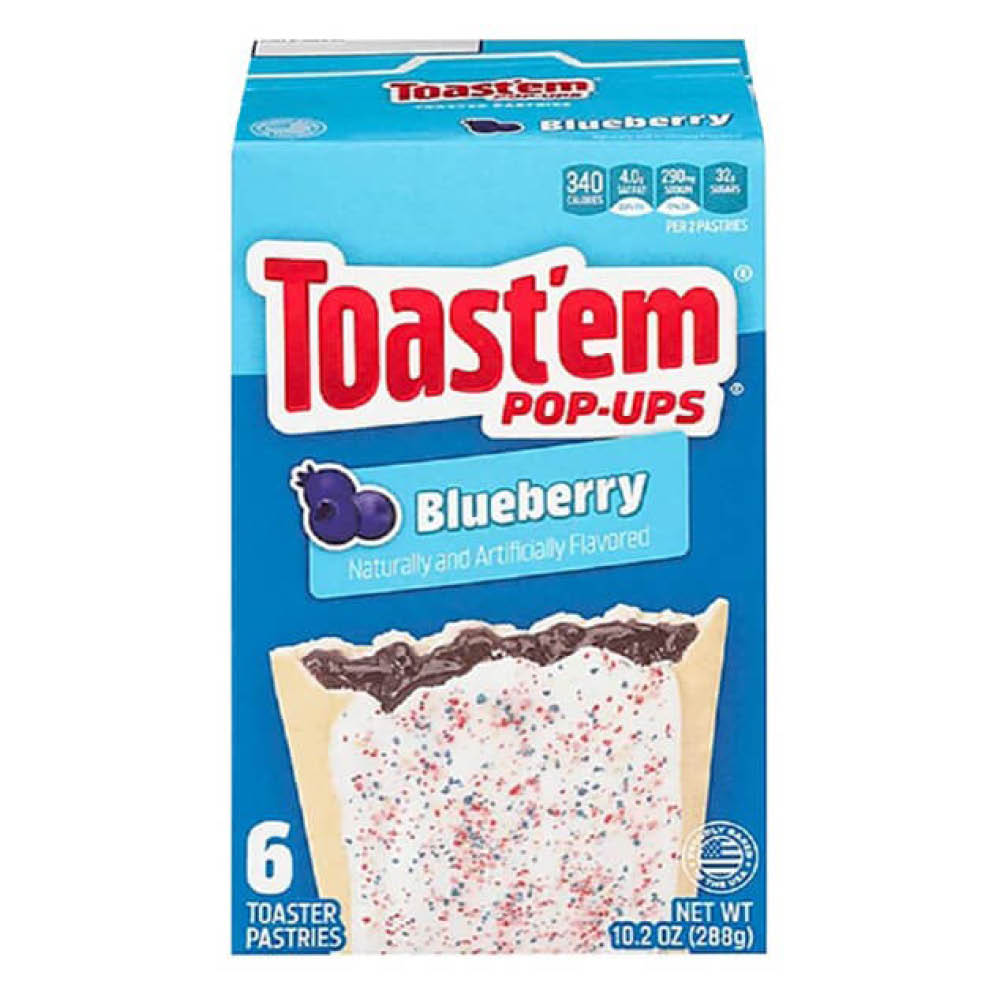 Toast´em Pop-Ups Blueberry 6-pack (288 g)