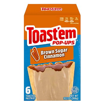 Toast´em Pop-Ups Brown Sugar 6-pack (288 g)