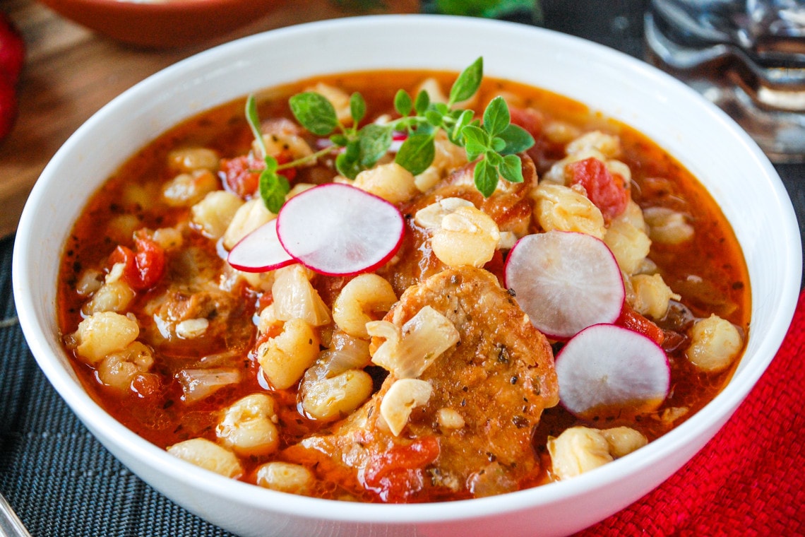 El Mexicano Pozole Maiz Blanco White Hominy in Brine (822 g) - 2