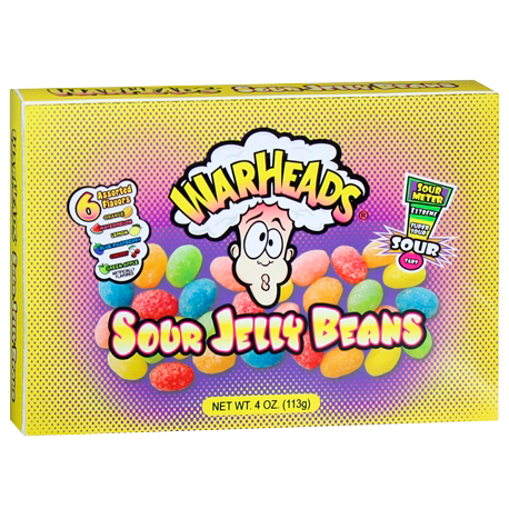 Warheads Sour Jelly Beans Theatre Box (113 g)
