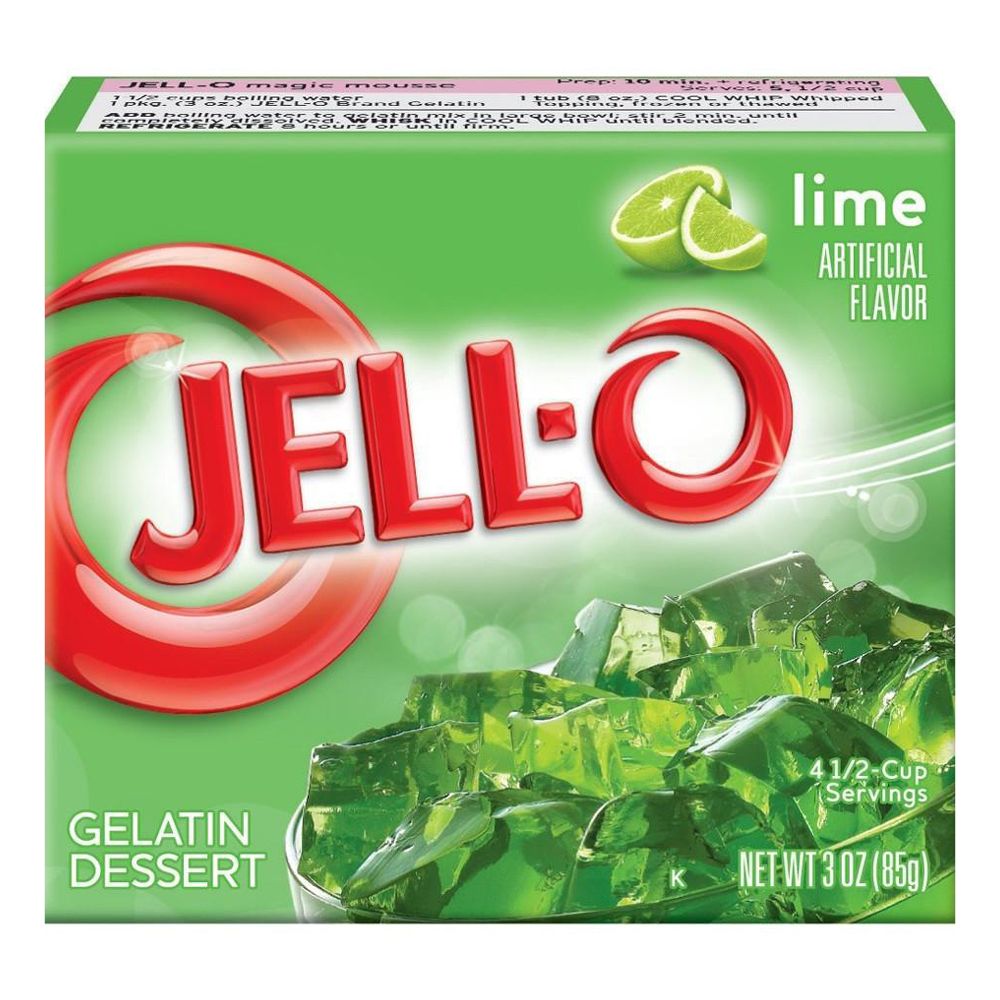 Jell-O Lime Gelatin Dessert (85 g)
