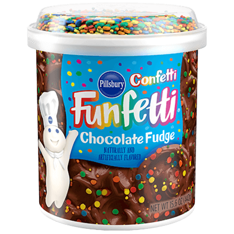 Pillsbury Chocolate Fudge Funfetti Frosting (442 g)