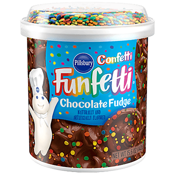 Pillsbury Chocolate Fudge Funfetti Frosting (442 g) 