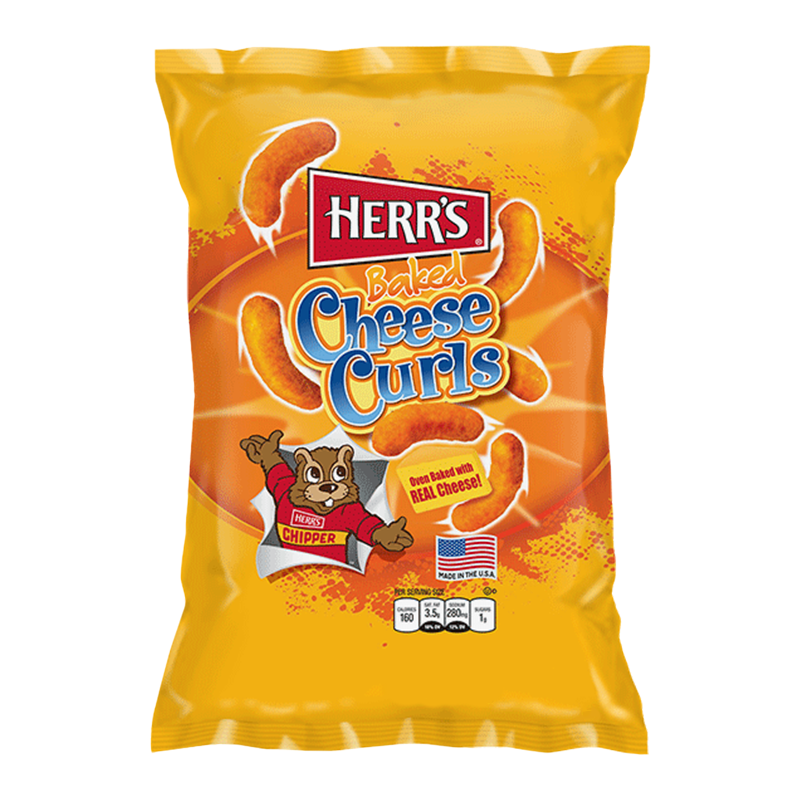 Herr's Baked Cheese Curls (198 g)