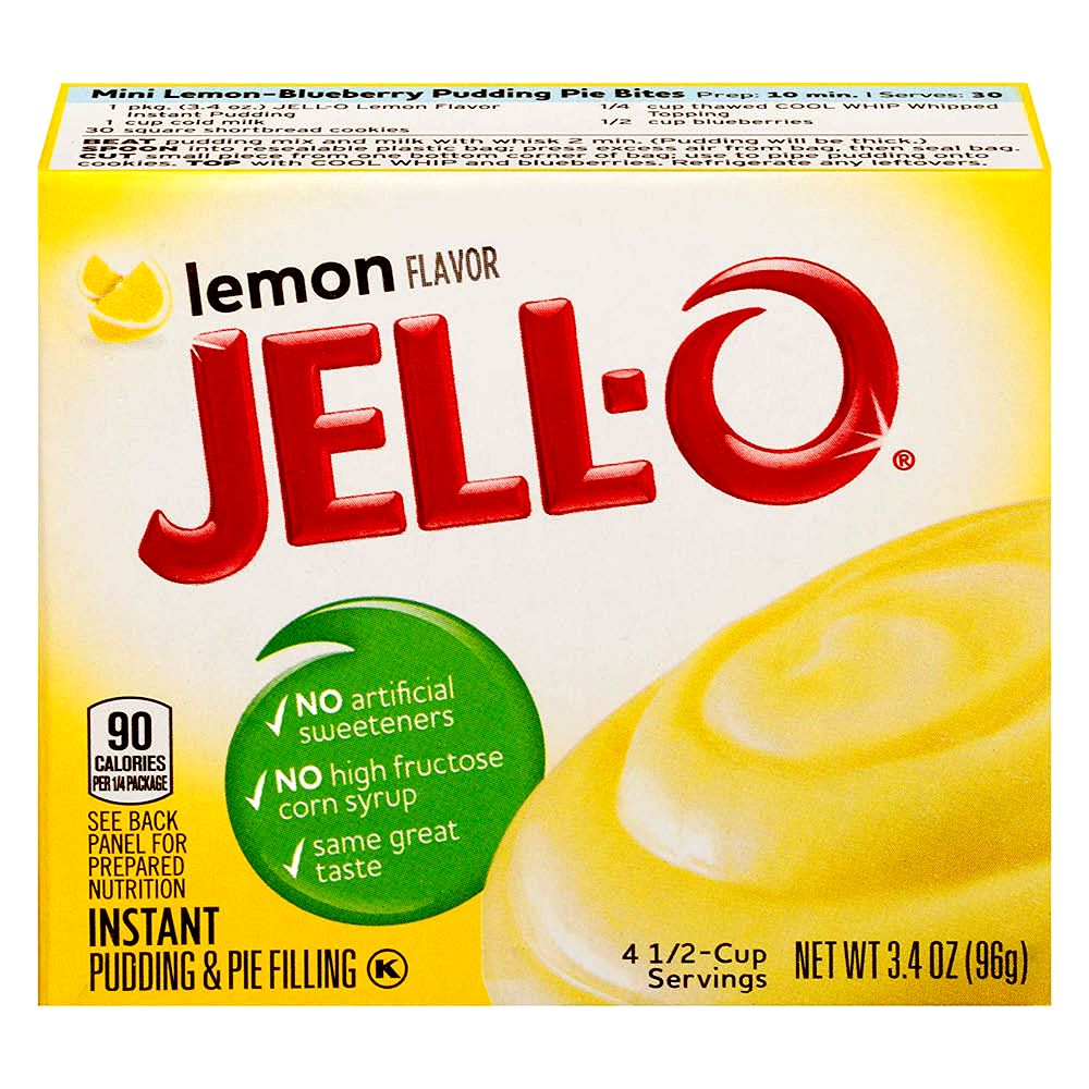 Jell-O Lemon Pudding & Pie Filling (96 g)