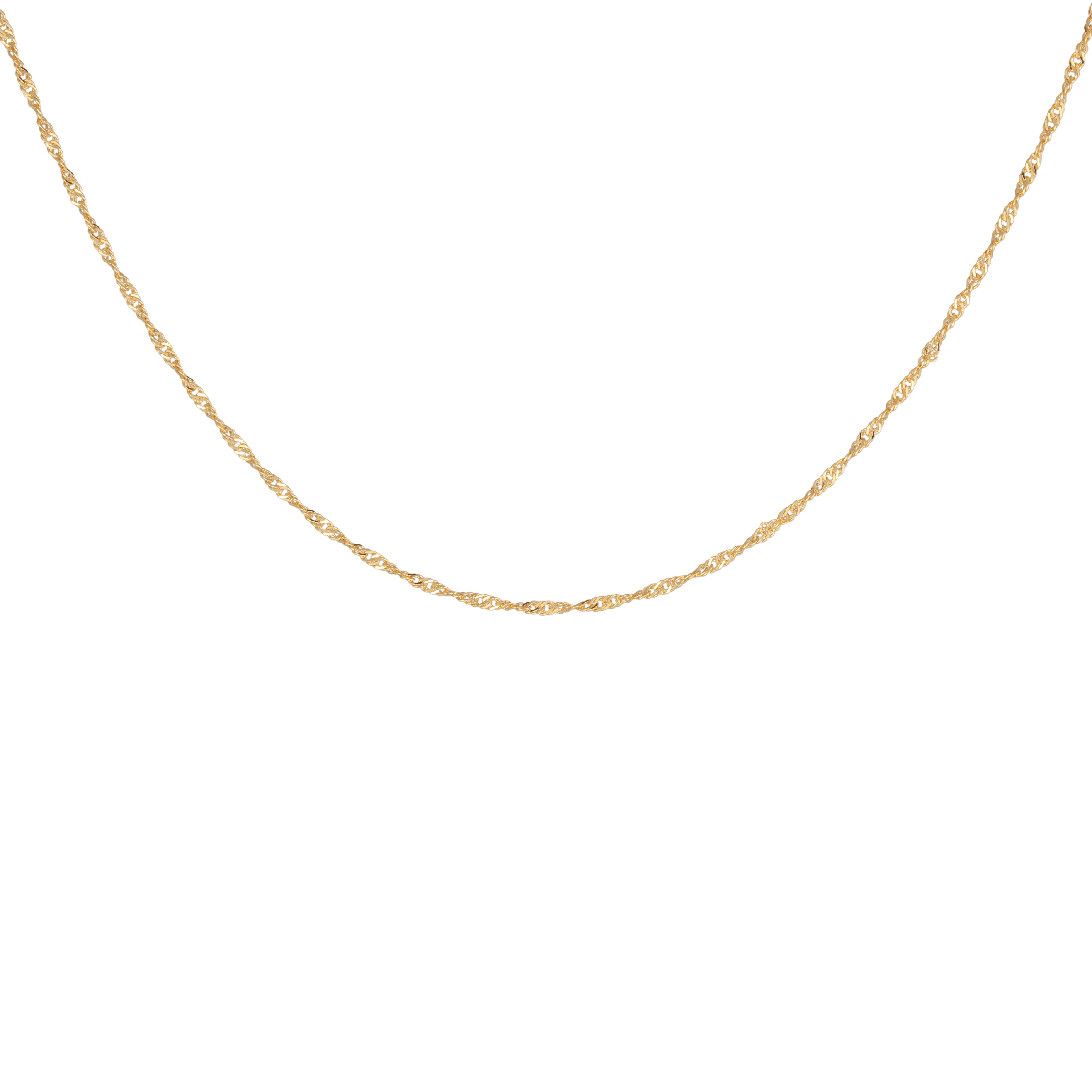 Letters singapore neck 45-50 gold