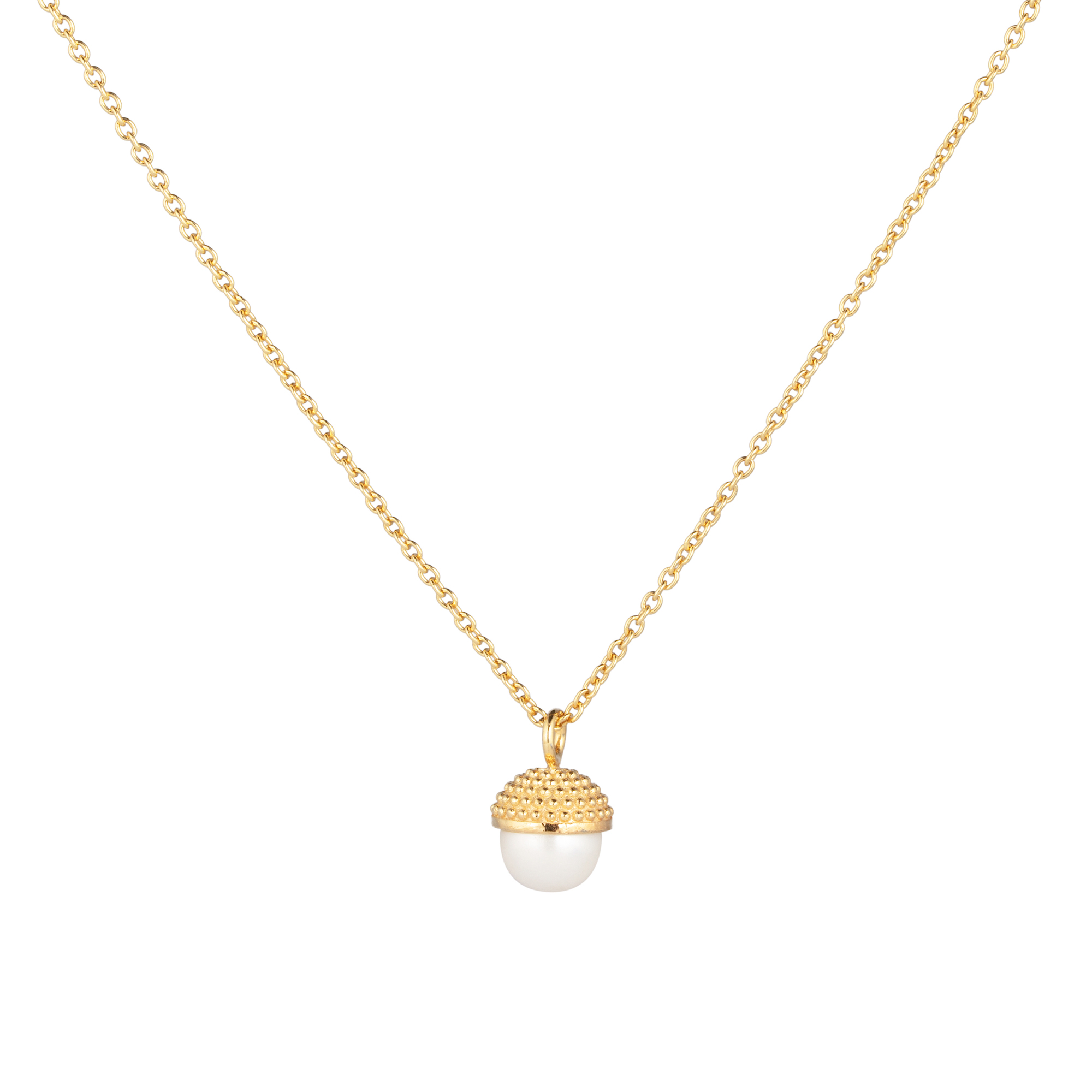 Pearl bubble long neck 70-75 gold