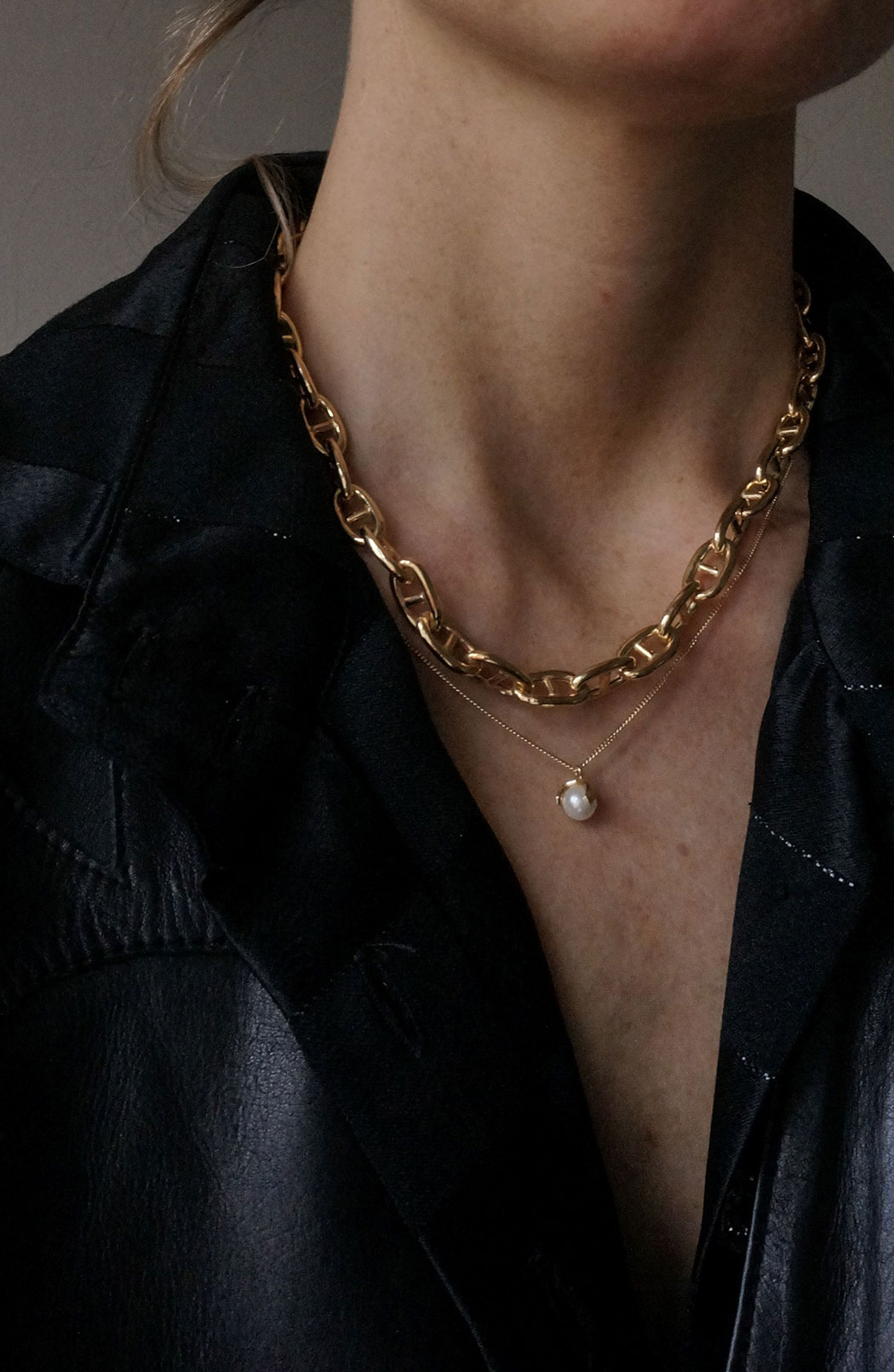 Victory chain neck 45 cm gold - 2