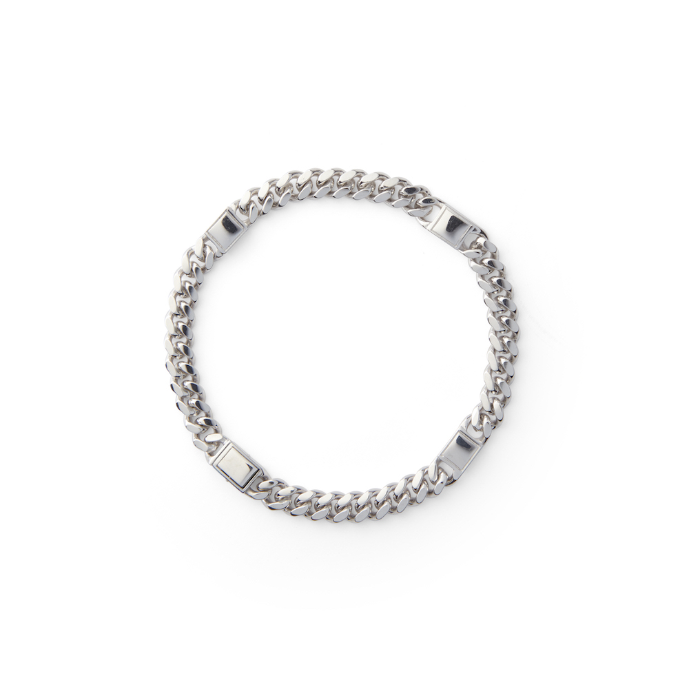 Bear small curb brace silver - 19