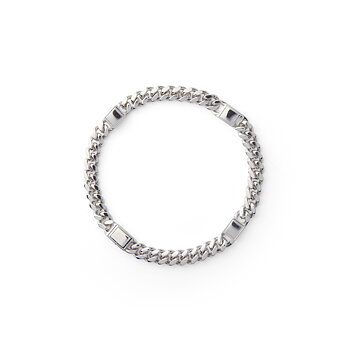 Bear small curb brace silver - 19