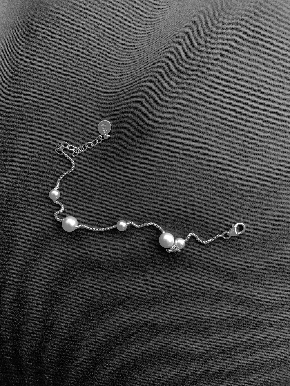 Pearl brace silver - 2