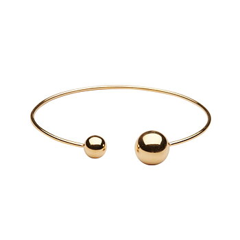 Globe bangle brace gold