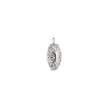 Letters take care pendant silver