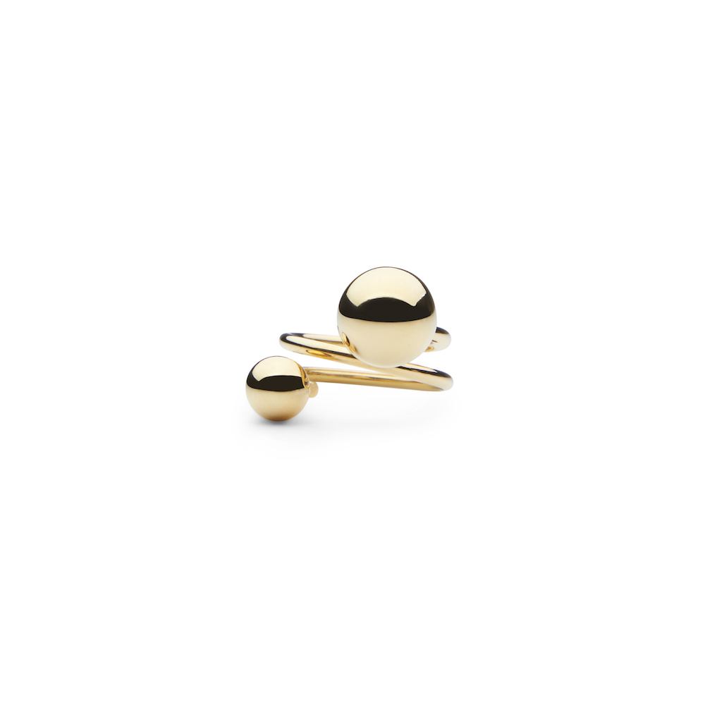 Globe big ring gold