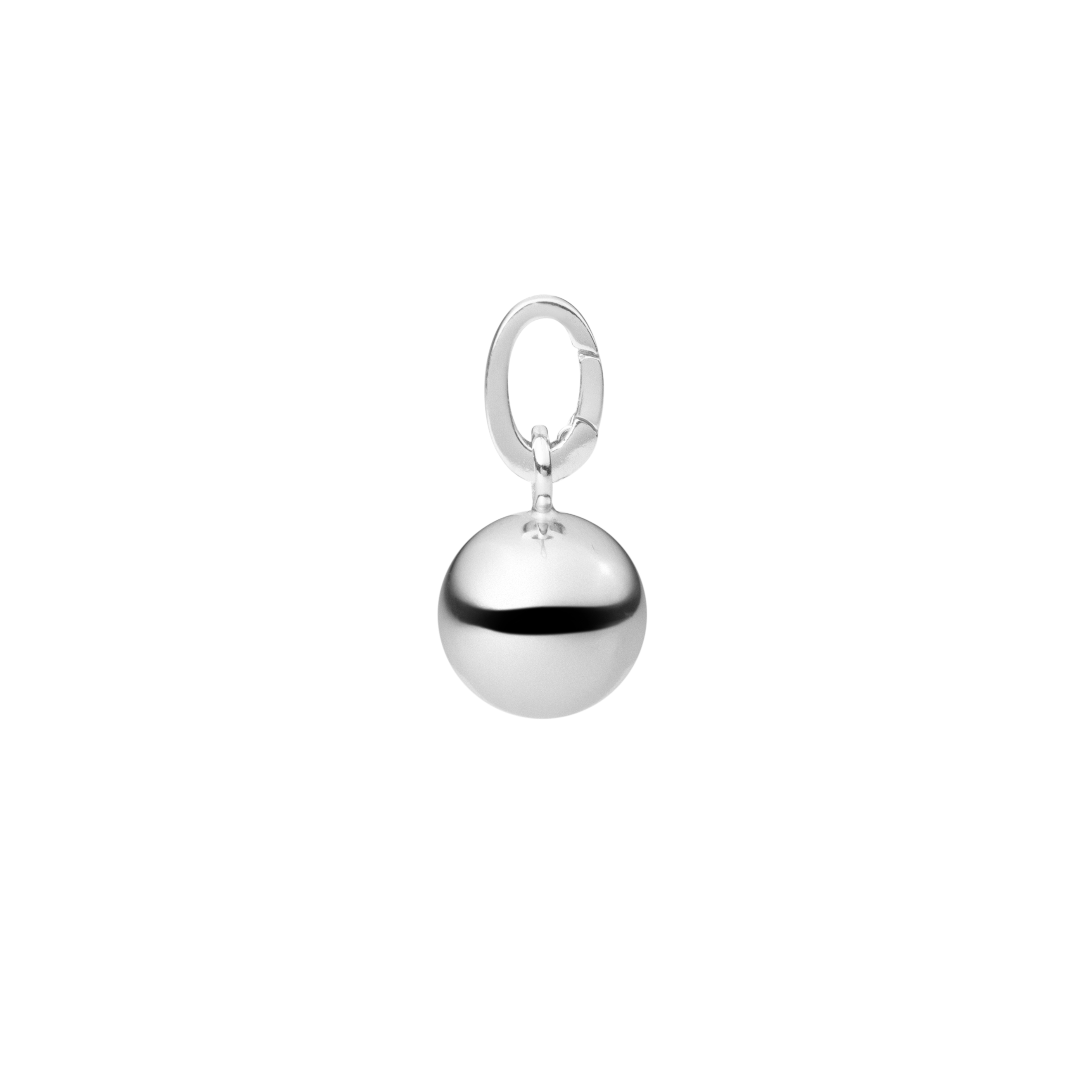 Letters/Globe pendant silver