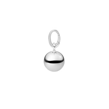 Letters/Globe pendant silver