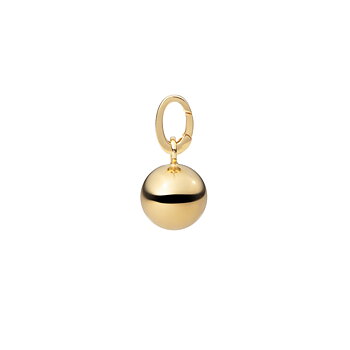Letters/Globe pendant gold