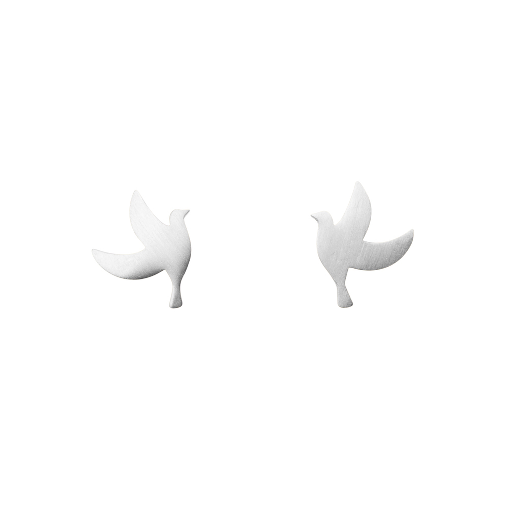 Peace small ear silver