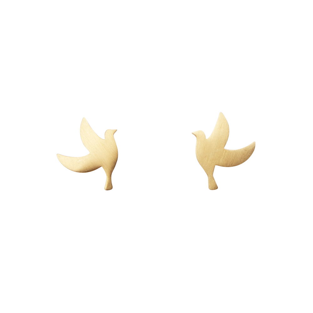 Peace small ear gold