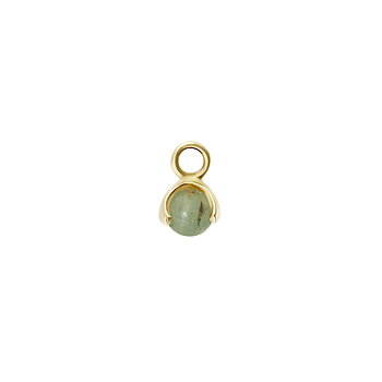 Letters stone 5 aventurine pend gold