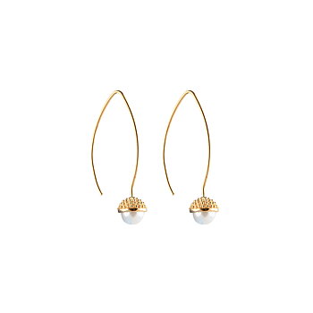 Pearl bubble long ear gold
