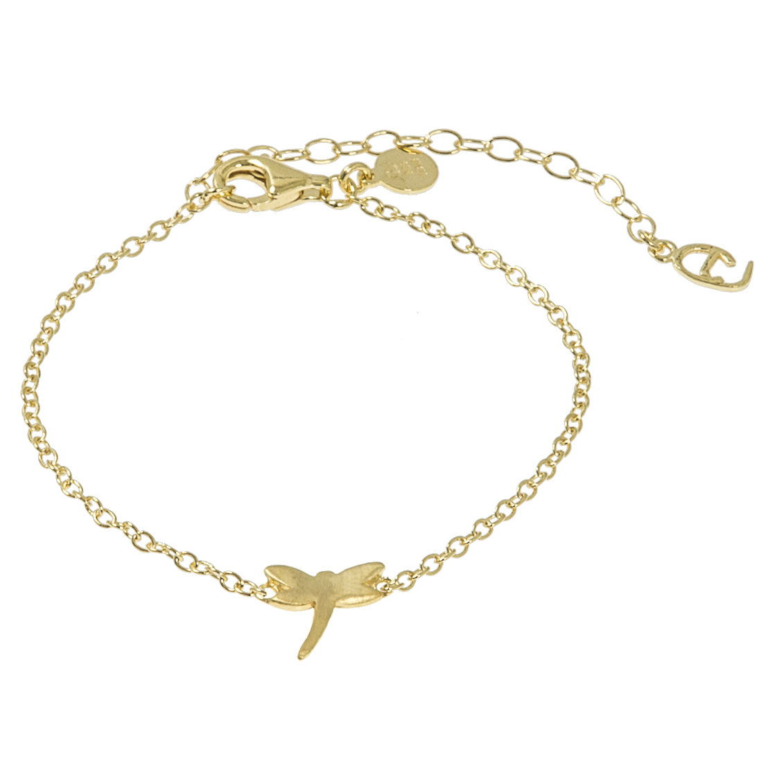 Dragonfly brace gold