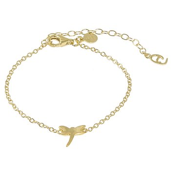 Dragonfly brace gold