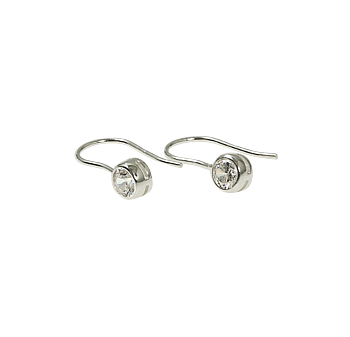 Cubic short ear silver