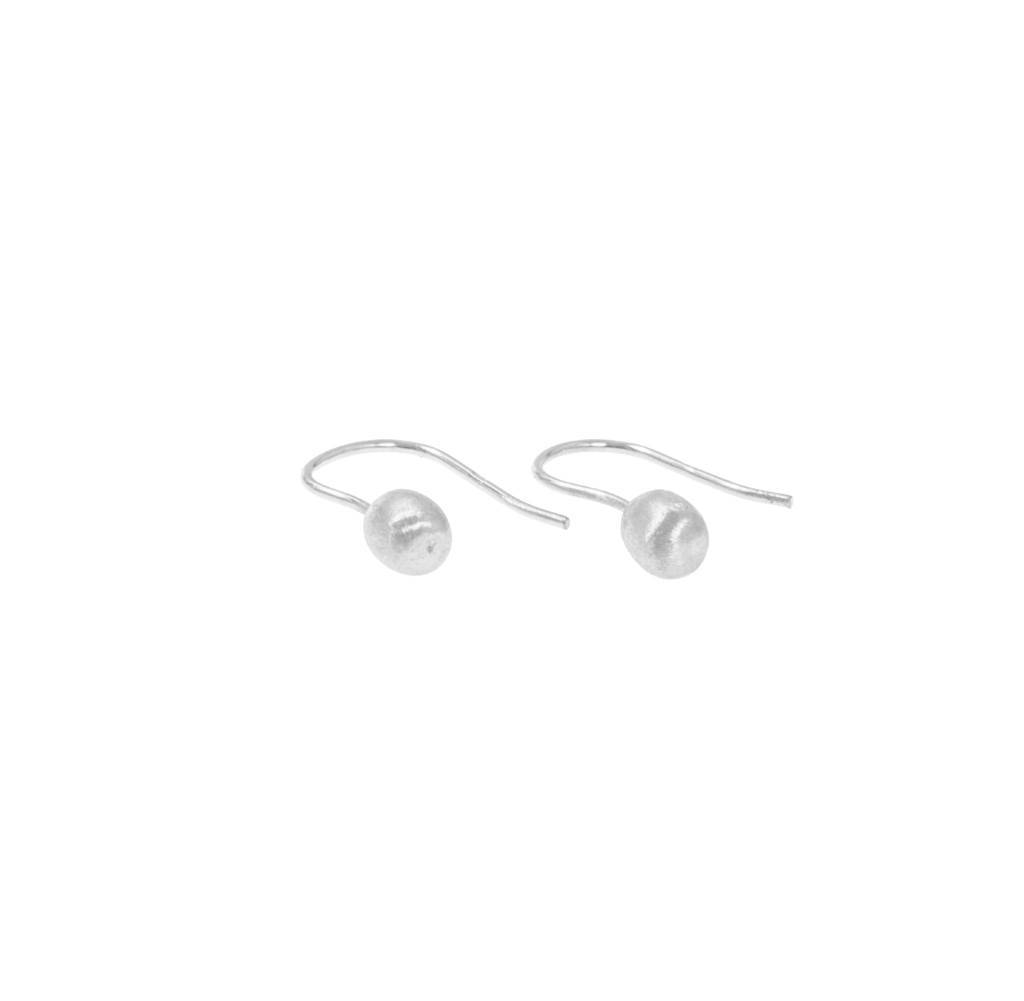 drop short ear silver