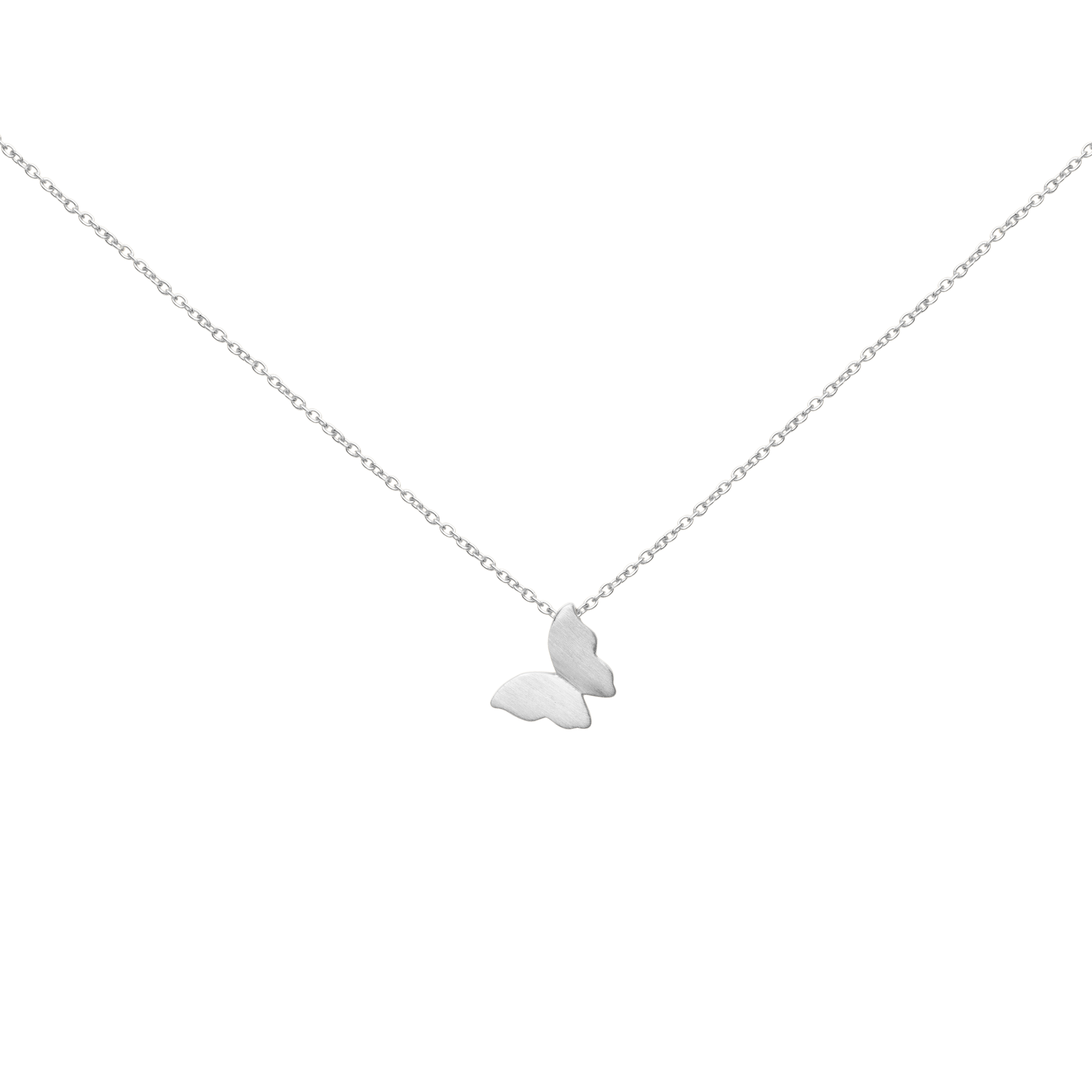 Butterfly neck 40-45 silver