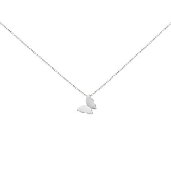 Butterfly neck 40-45 silver