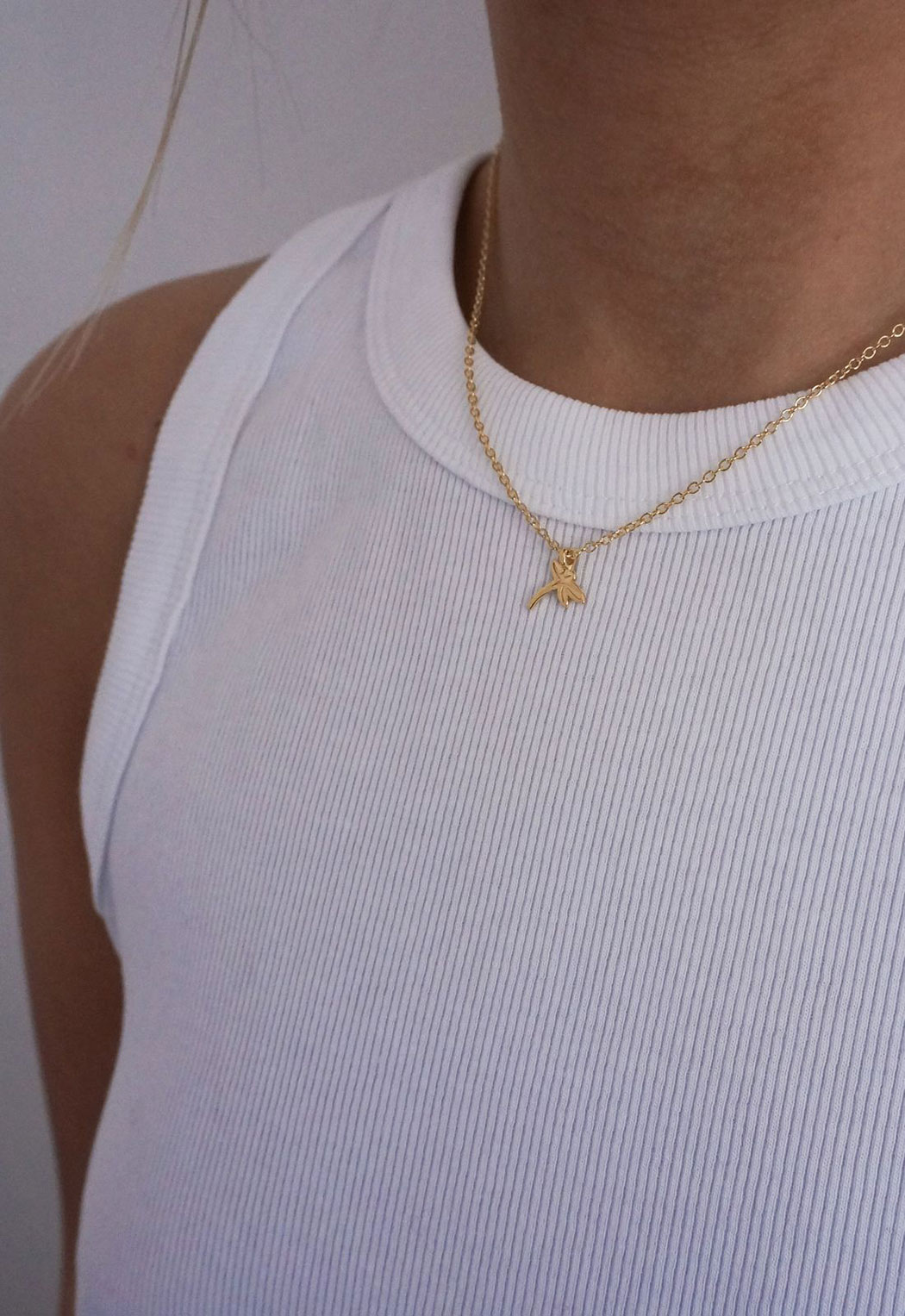 Dragonfly neck 40-45 gold - 2