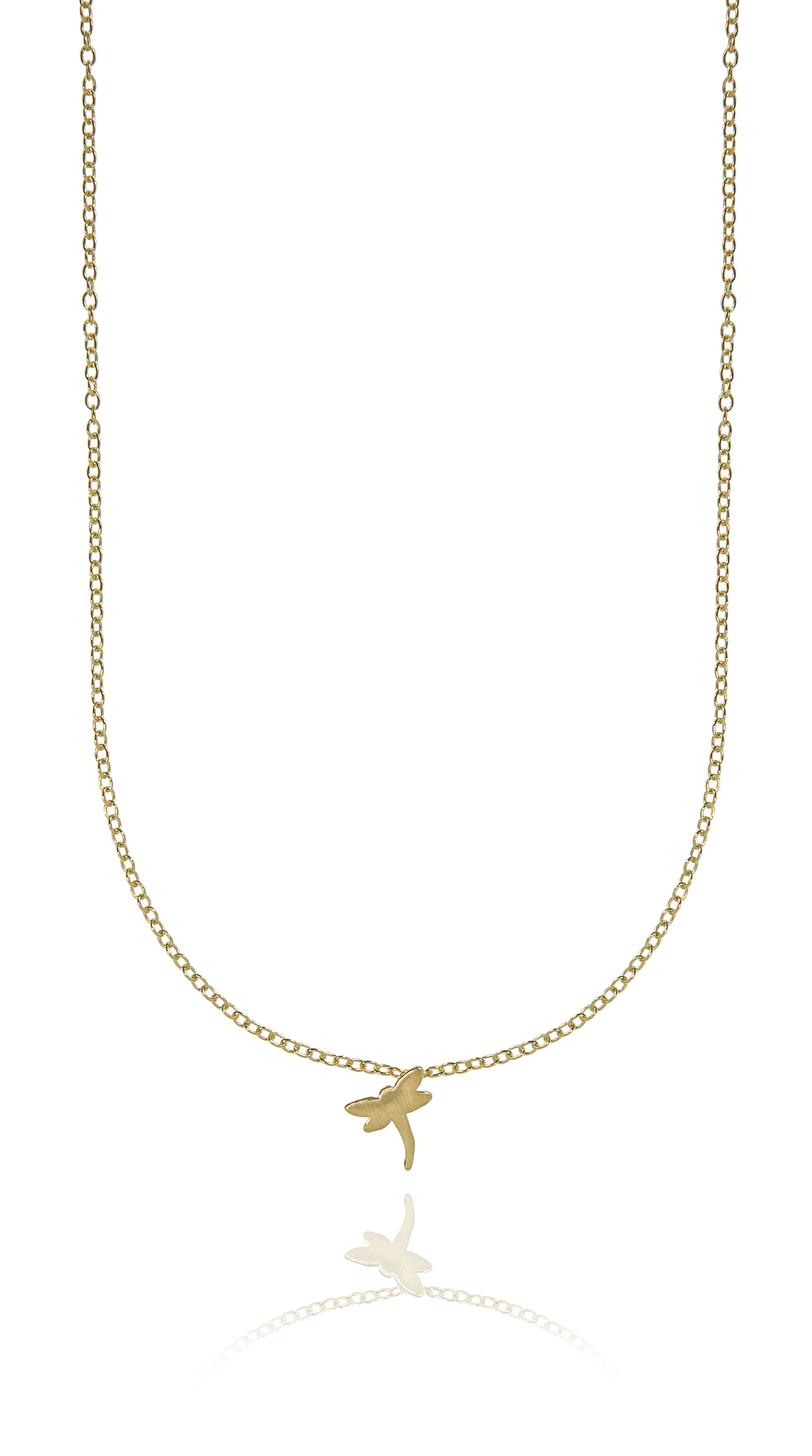 Dragonfly neck 40-45 gold