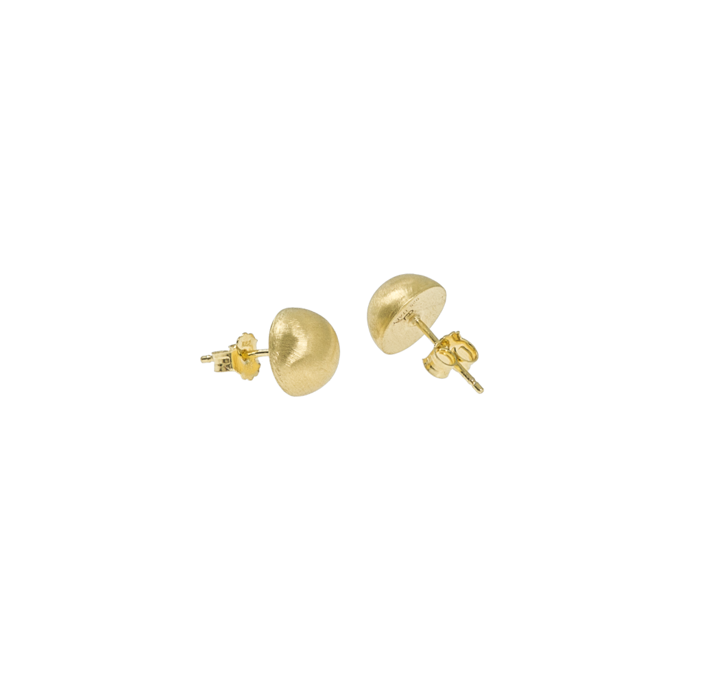 Feather small round ear gold