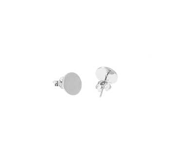 Petal ear small silver