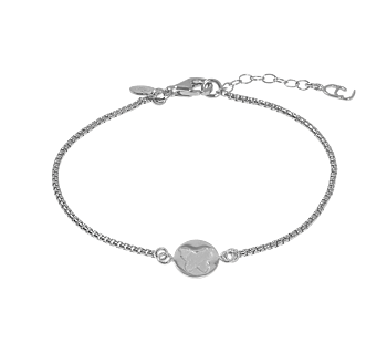 Butterfly coin brace silver