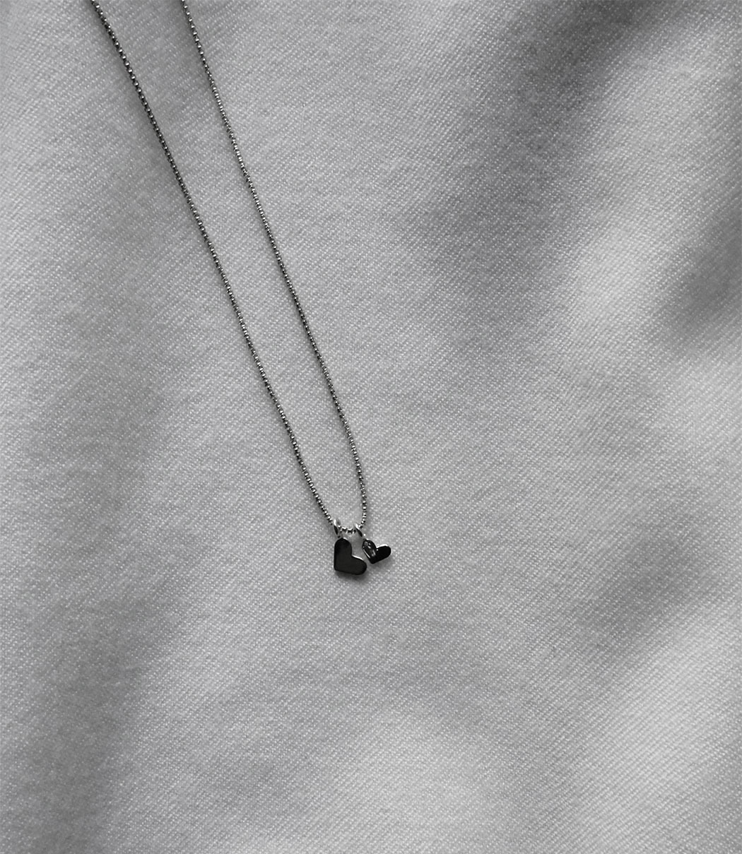 Love pendant neck 42-47 silver - 2