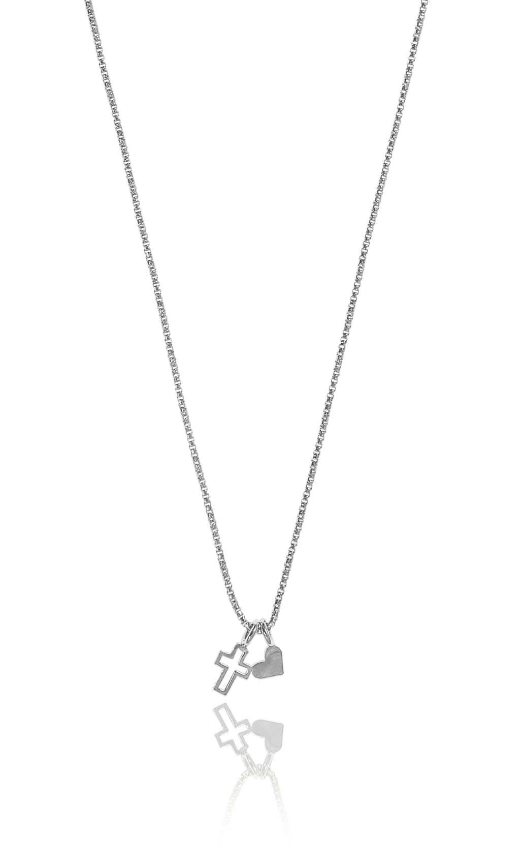 Trust pendant neck 42-47 silver