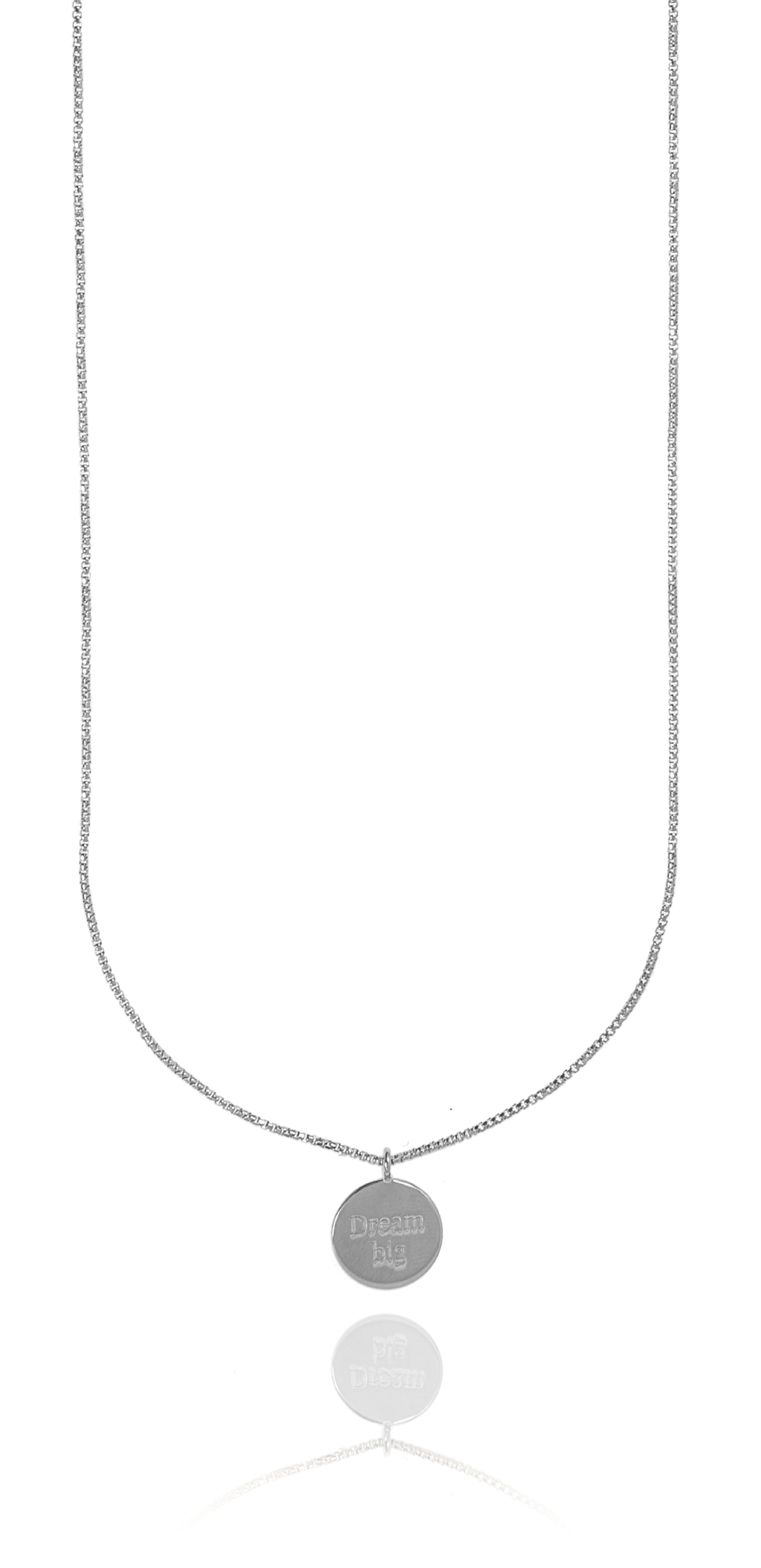 Dream big coin neck 50-55 silver
