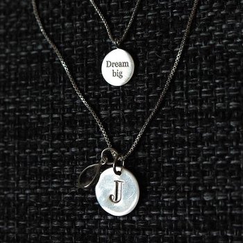 Dream big coin neck 50-55 silver
