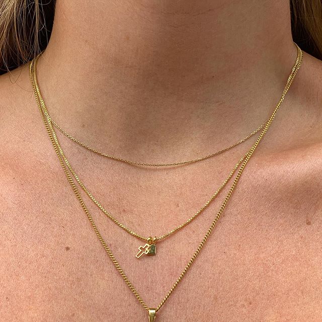 Trust pendant neck 42-47 gold - 2