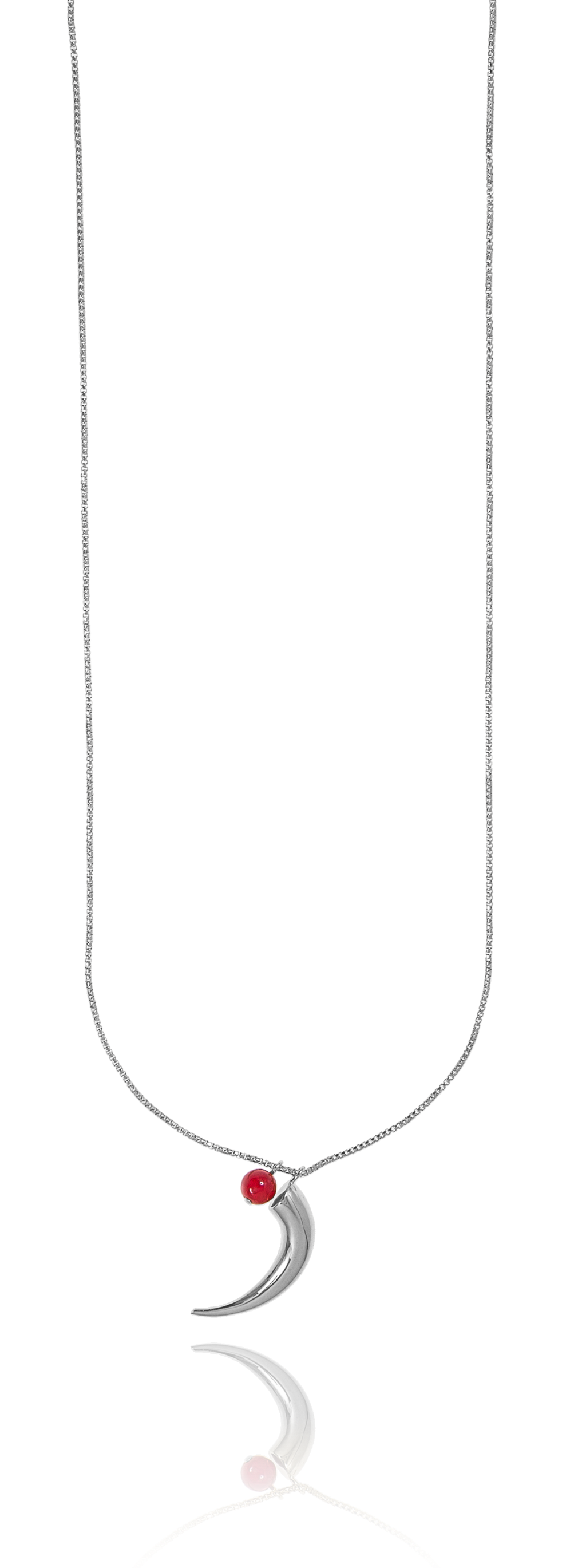 Dream big pendant neck 55-60 red silver 