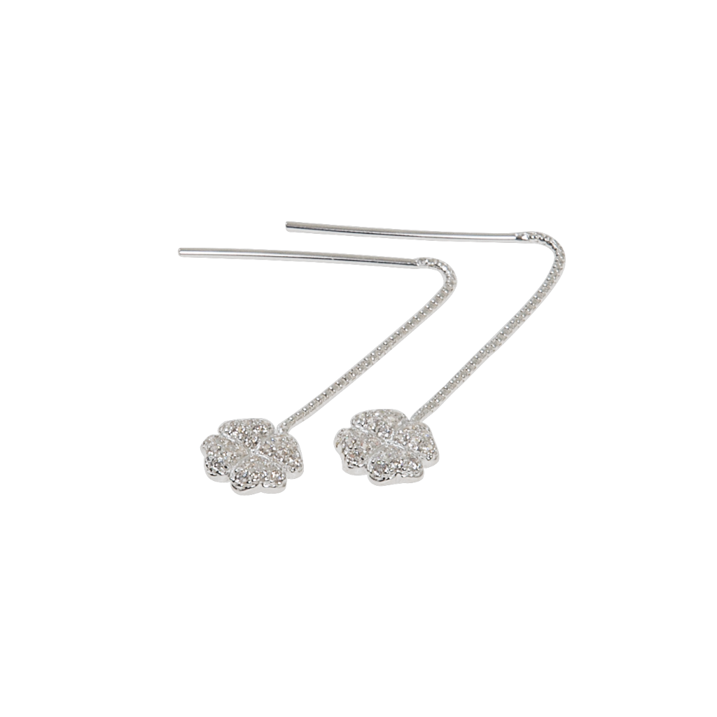 Four heart long ear silver