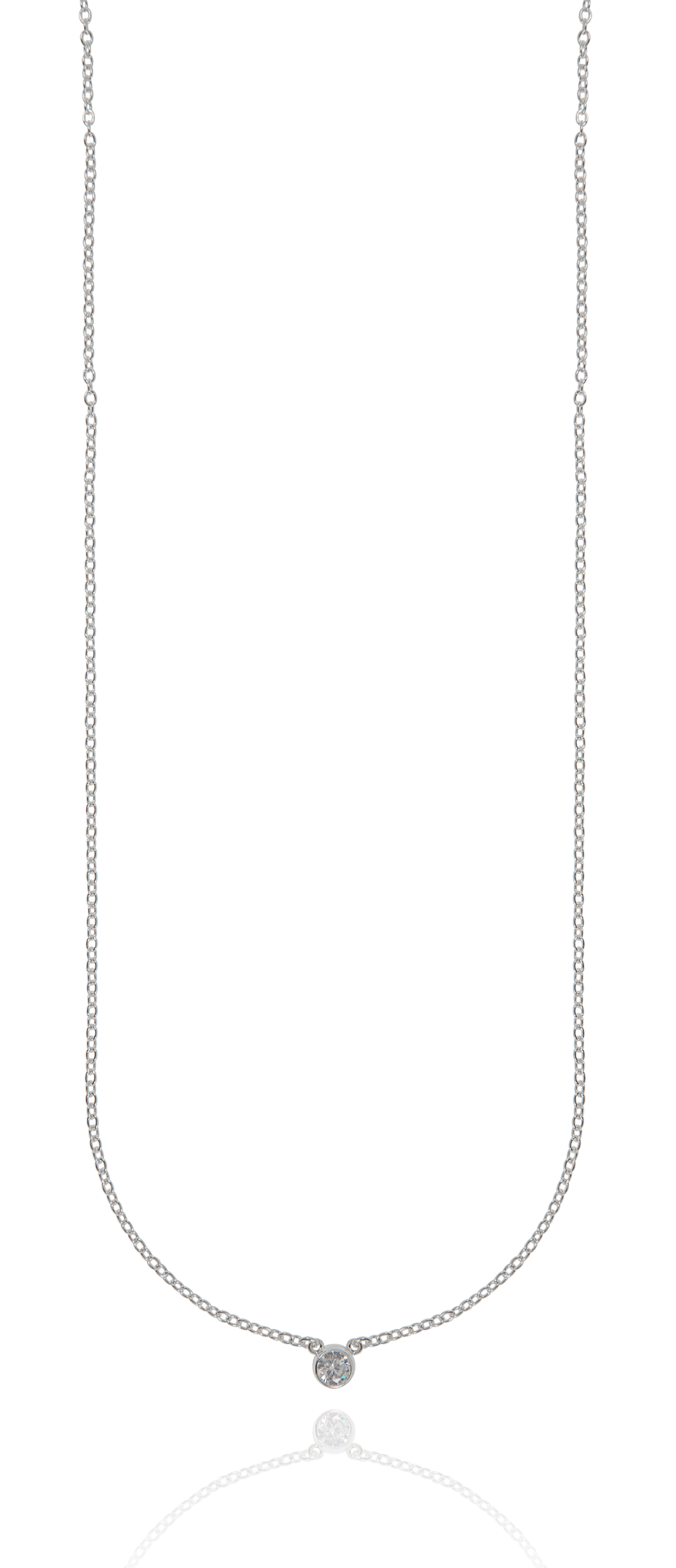 Cubic neck 55-60 silver