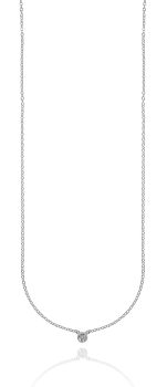 Cubic neck 55-60 silver